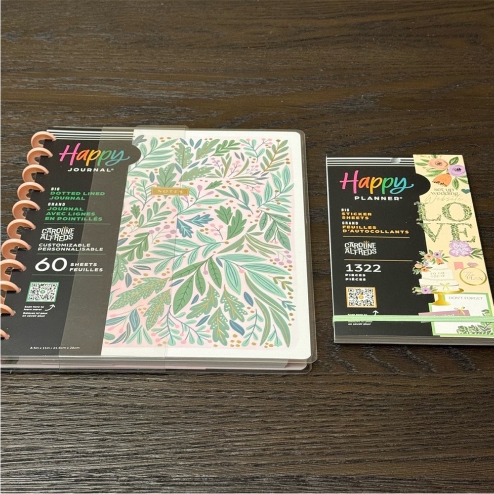 Garden Wedding Happy Planner – Big + Stickers | Perfect Bride Gift NWT